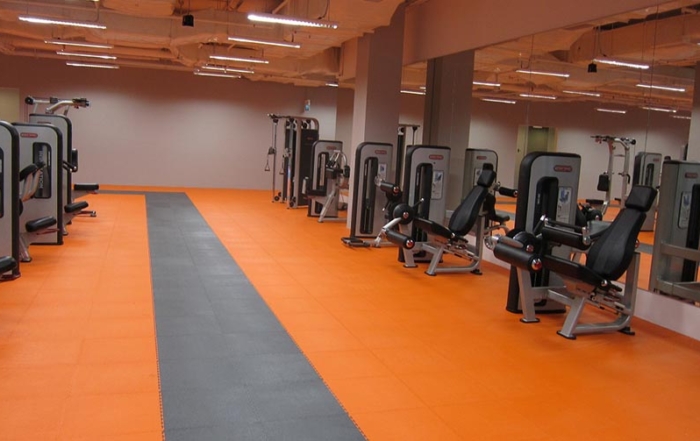 Suelo sale pesas - Suelo para gimnasios - Traficline