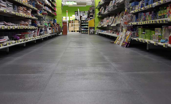 Supermarket floor - Resistant floor - Traficline