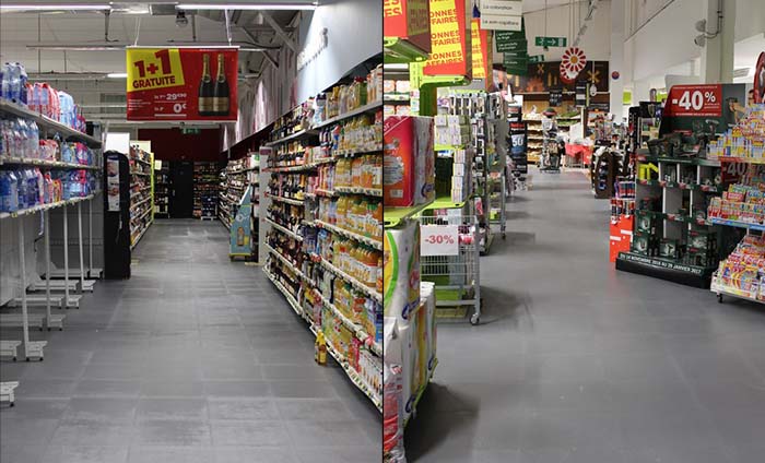 Vinyl flooring - flooring for supermarkets - Traficline