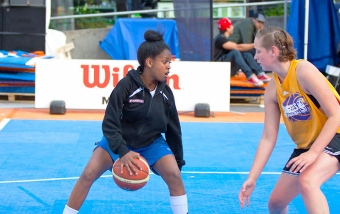 Pista de baloncesto desmontable - Losetas BERGO