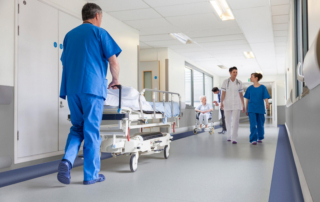 Pavimento montaje rápido para centro sanitario - Anhidro