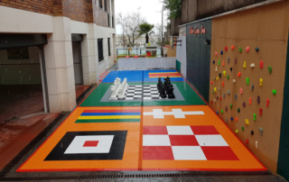 Suelo drenante para patios de colegio - Bergo Royal