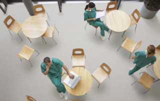 Suelo para hospital instalación sin obra - Anhidro