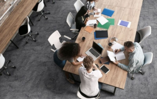 Suelo vinilo tipo micro cemento Fusion