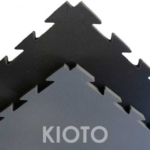 Tatami amortiguador colegio Kioto 40 gris negro