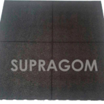 Loseta caucho patio guardería 30 mm Supragom 40 negro