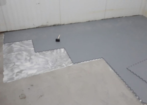 Cambio suelo cámara frigorífica Modulfix cold