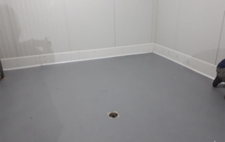 Losetas Modulfix cold en cámara frigorífica