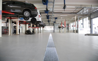 Suelo taller coche fácil instalación Modulfix principal