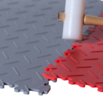 Unión losetas puzle pvc tipo lágrima Modulfix metal