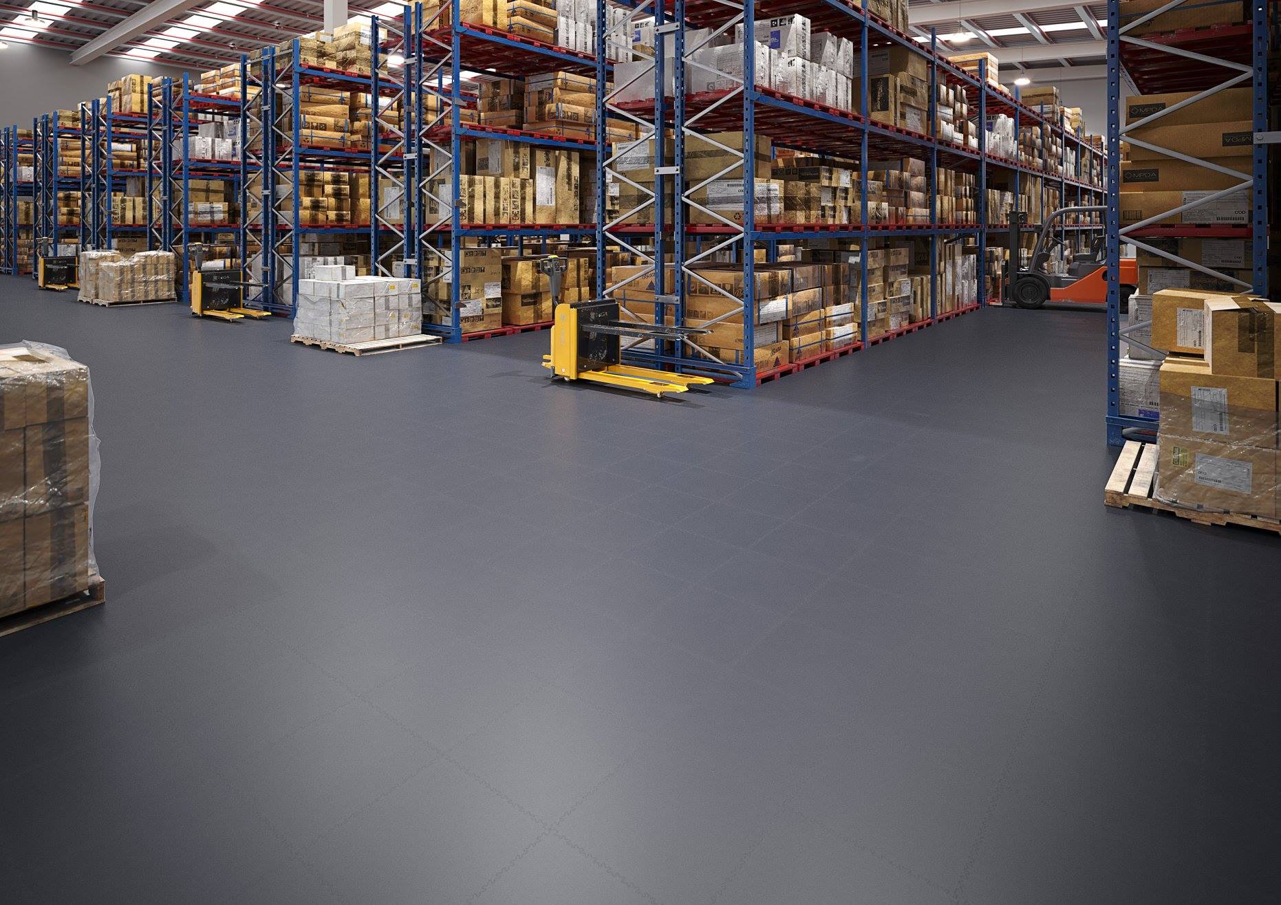 Nave Modulfix X7 Heavy 7015 Almacén con suelo continuo Modulfix