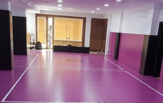 Tatami continuo rosa para artes marciales, MMA, Jiu-Jitsu