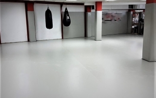 Tatami gris continuo para boxeo