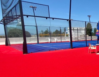 Césped Artificial para Contornos de Pistas de Pádel