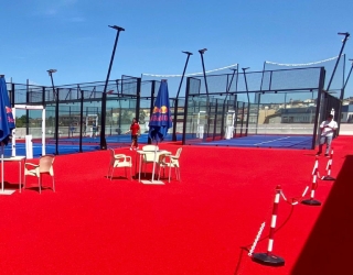 Césped Artificial para Contornos de Pistas de Pádel
