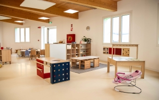 Suelo de caucho en rollos para guarderías