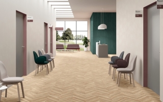 Suelo de vinilo para sala de recepción Bosco Compact