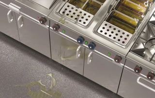 Suelo seguro Suprasafe 25 R12 para zonas con grasas y líquidos