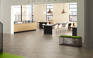Suelos de PVC en rollos para zonas de comedores Bosco Compact