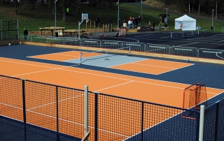 Pistas deportivas y de Pickleball con losetas desmontables Bergo Ultimate Flow