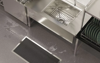 Suelo Suprasafe 25 R12 antideslizante, limpio, duradero, Clase 3