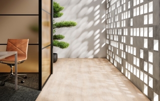 Pavimentos de vinilo compacto de 2mm para oficinas Bosco Compact
